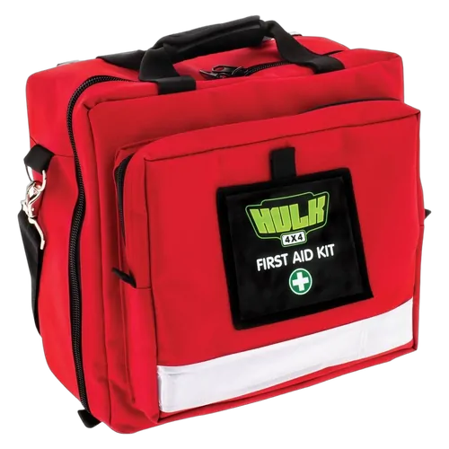 Hulk 4x4 4wd Adventurer First Aid Kit - Soft Durable Case - Red