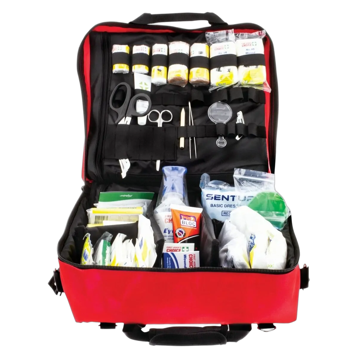 Hulk 4x4 4wd Adventurer First Aid Kit - Soft Durable Case - Red