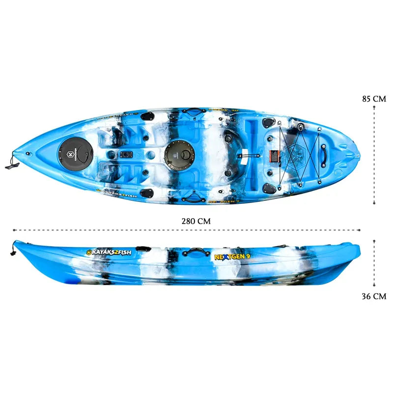 NEXTGEN 9 Fishing Kayak Package