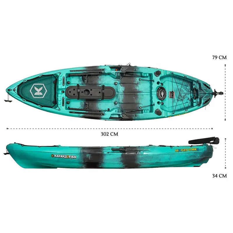 NEXTGEN 10 MKII Pro Fishing Kayak Package