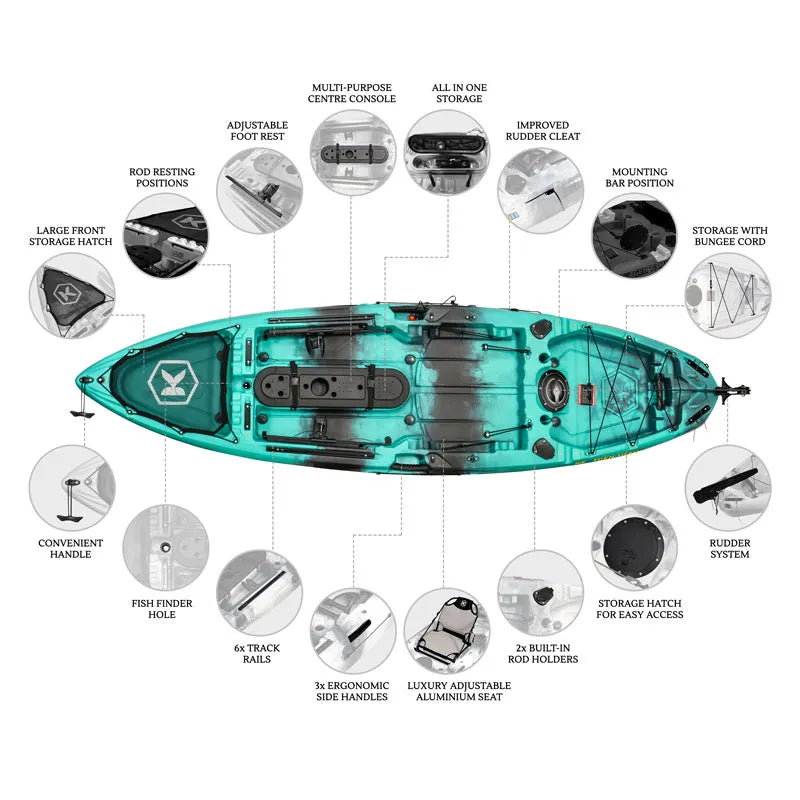 NEXTGEN 10 MKII Pro Fishing Kayak Package