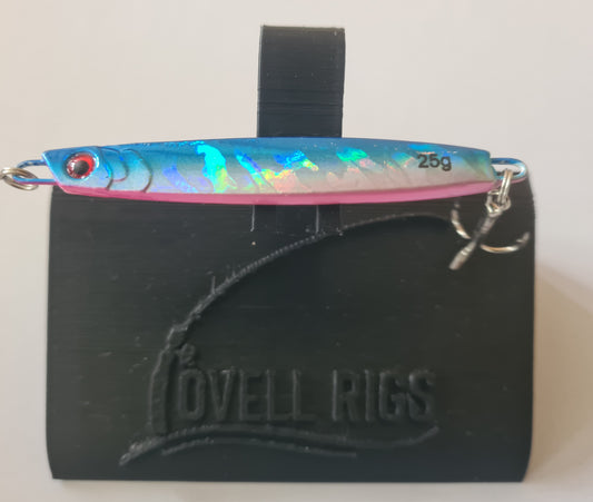 Out Fox Metal Red Head Lure Blue