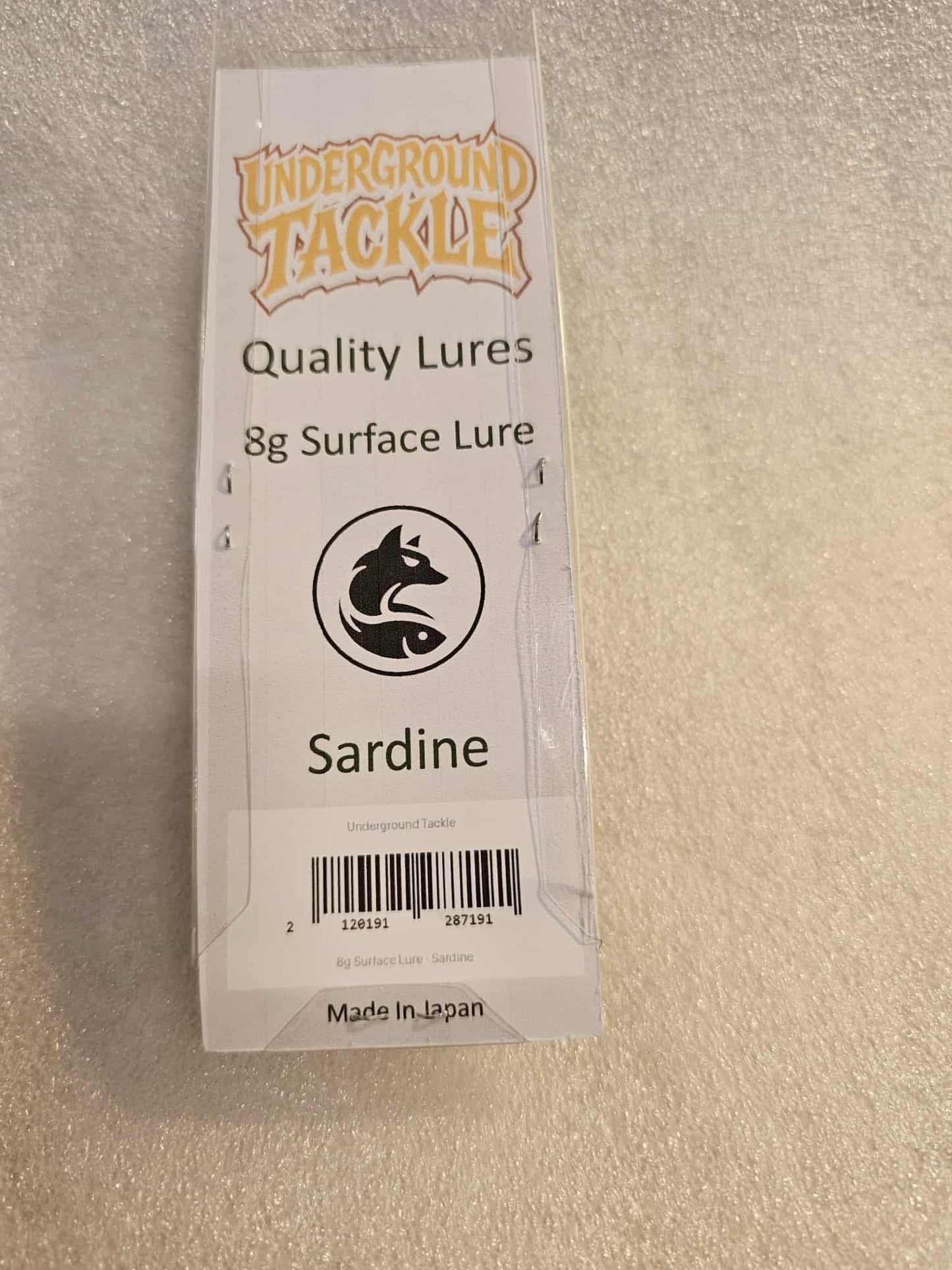 Underground Tackle Sardine Surface Lure – Floating Minnow 85 mm