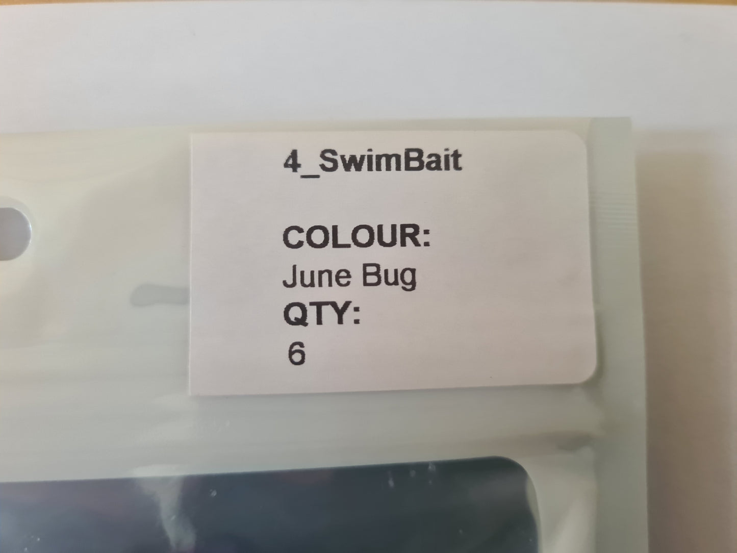 Hobi Soft Bait Swim Bait 4 inch June Bug