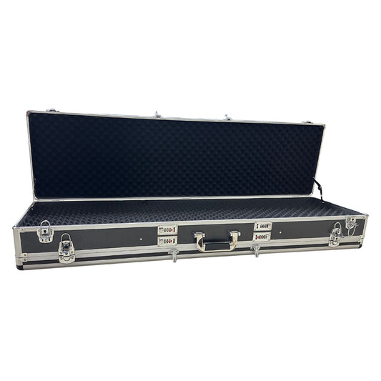 GOMINIMO Hard Aluminium Double Sided Gun Case (Silver and Black)