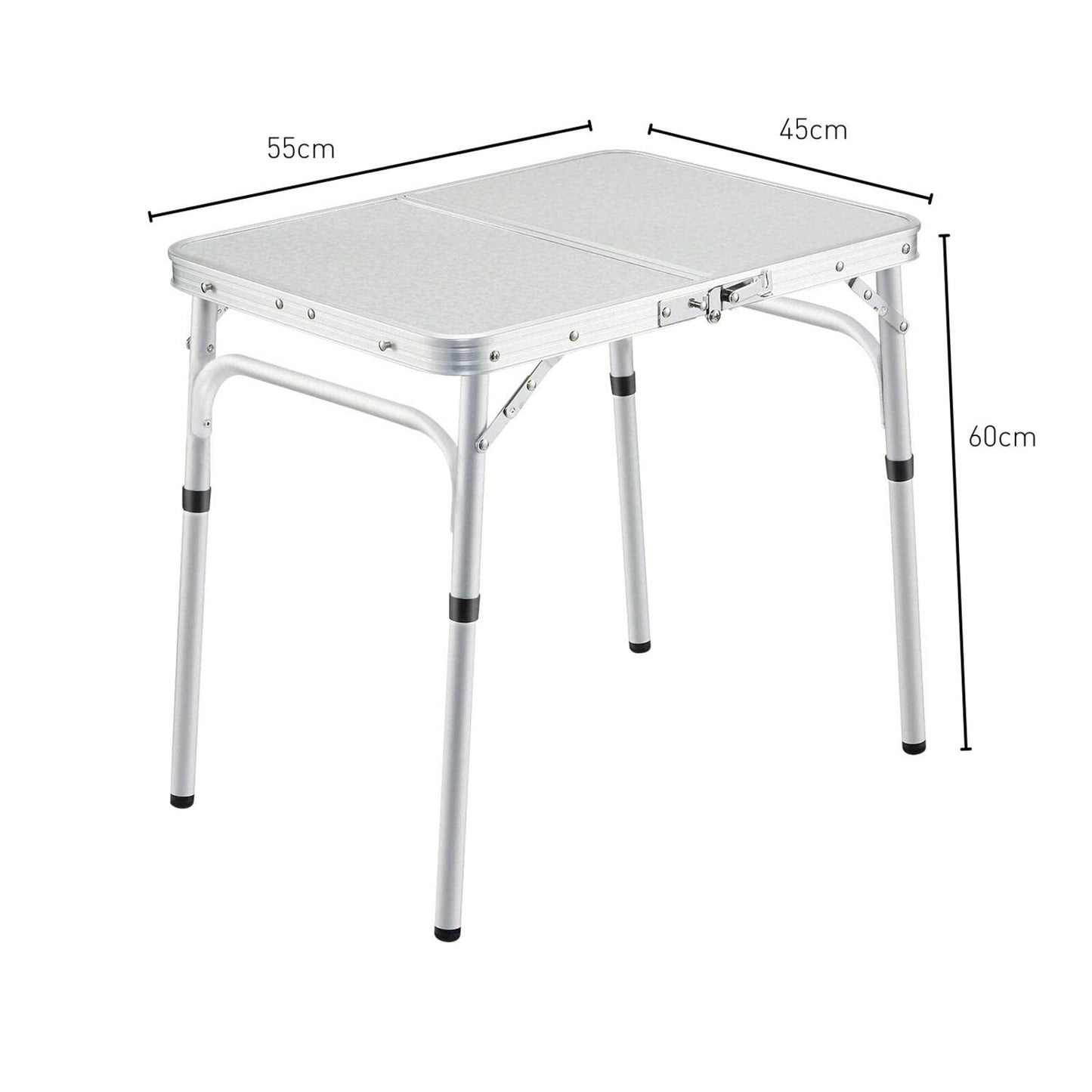 KILIROO Camping Table 60cm Silver