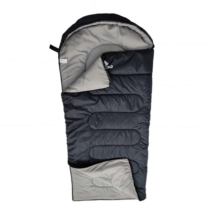 KILIROO Sleeping Bag 350GSM Black