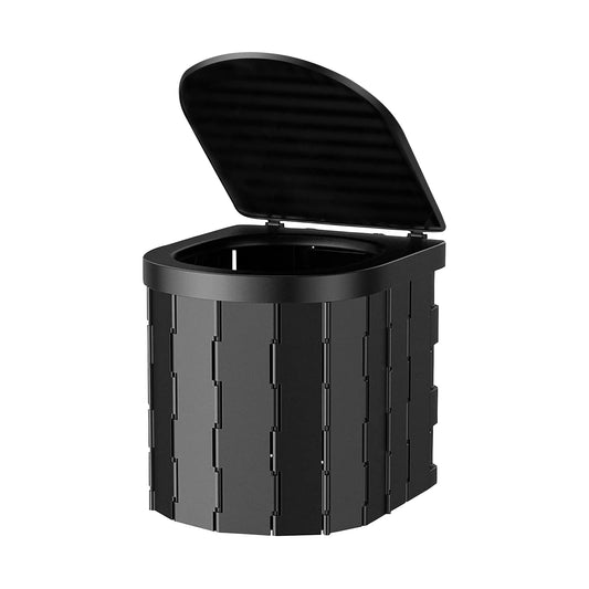 KILIROO Portable Foldable Potty With Lid (Black)