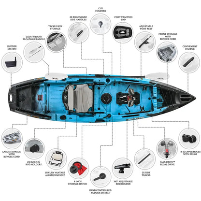 NextGen 11 Pedal Kayak Package