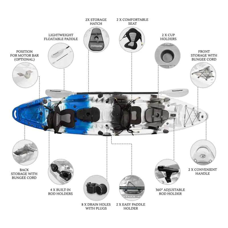 Merlin Double Fishing Kayak Package