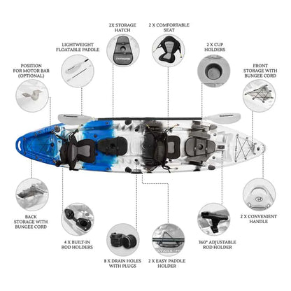 Merlin Double Fishing Kayak Package