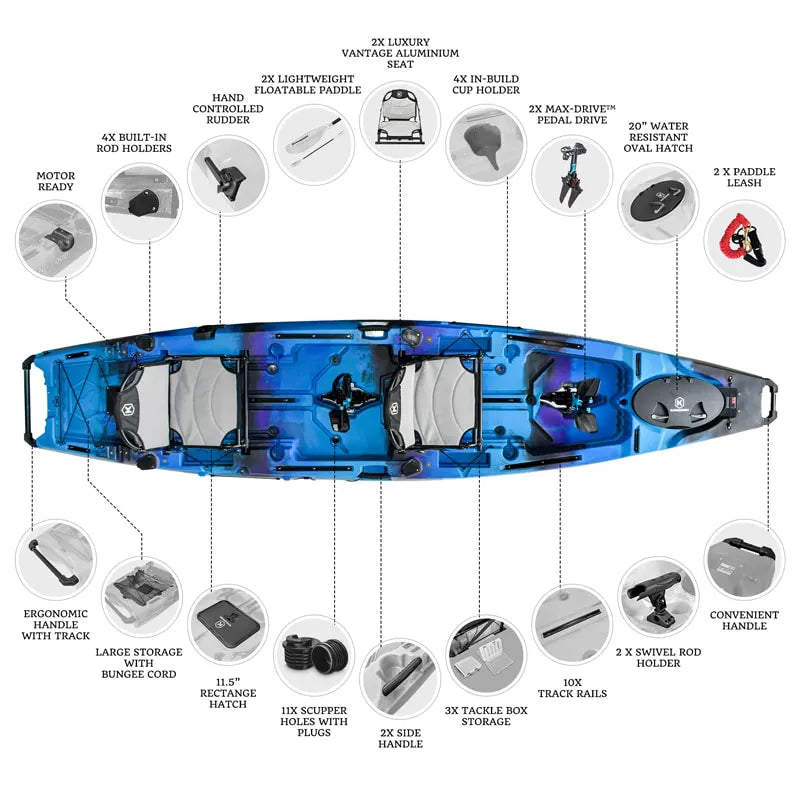 NextGen 13 Duo Pedal Kayak