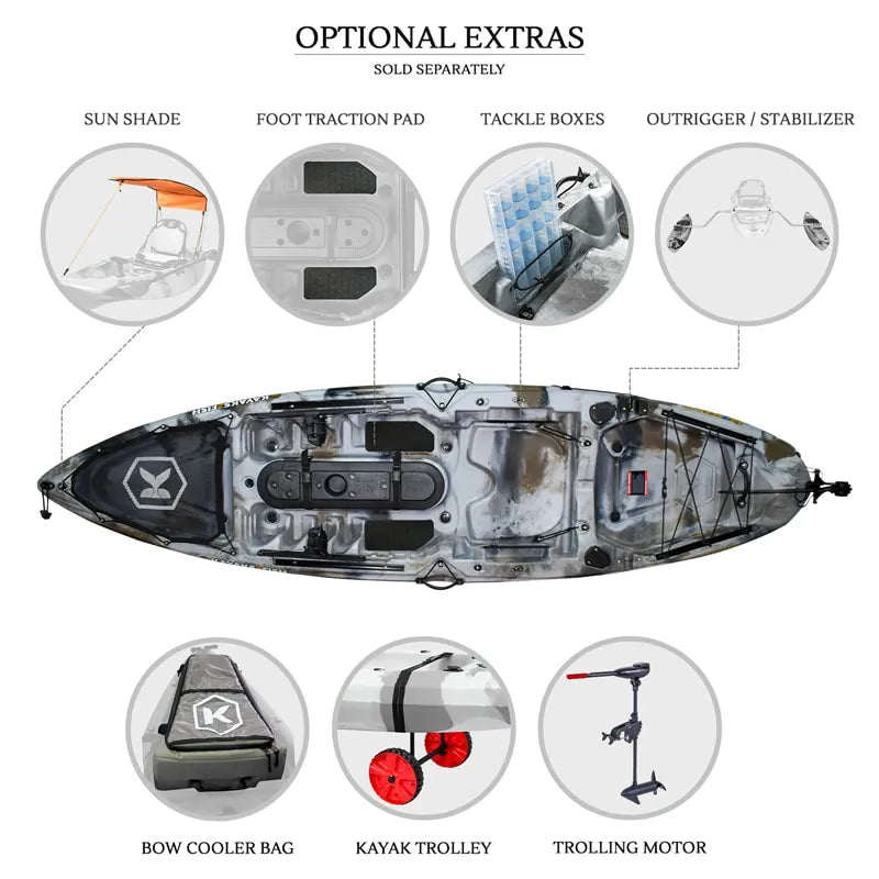 NEXTGEN 10 Pro Fishing Kayak Package