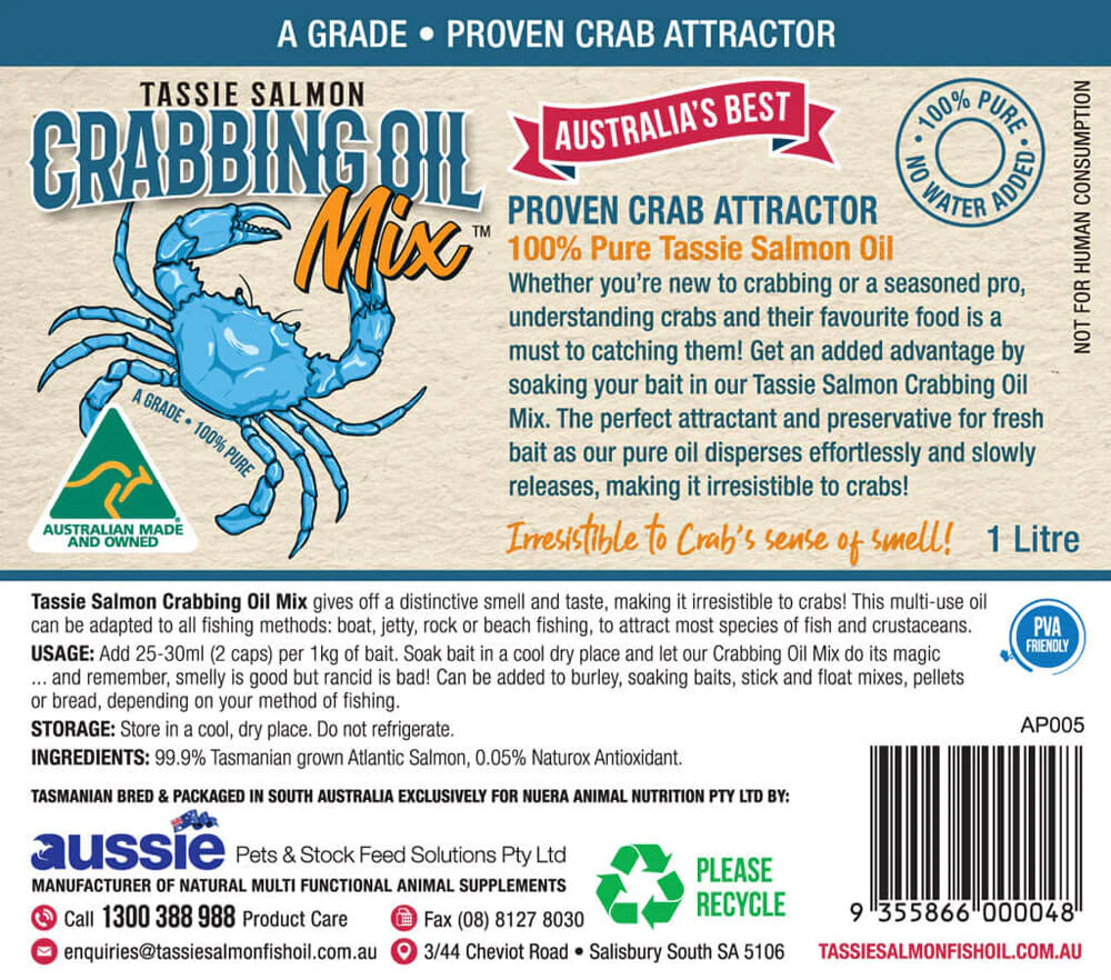 Tassie Salmon Crabbing Oil Attractant