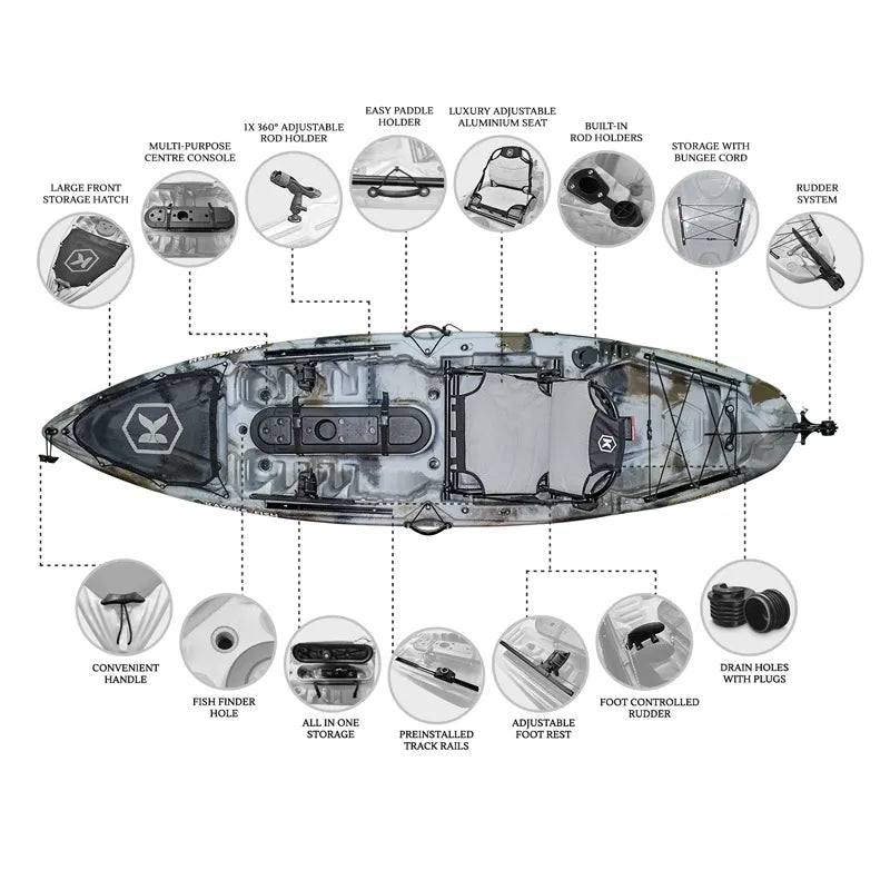 NEXTGEN 10 Pro Fishing Kayak Package