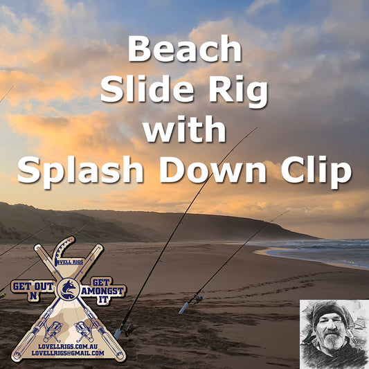 Beach Slide Rig with Splash Down Clip Bundles    FREE DELIVERY