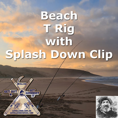 Beach T Rig with Splash Down Clip Bundles FREE DELIVERY