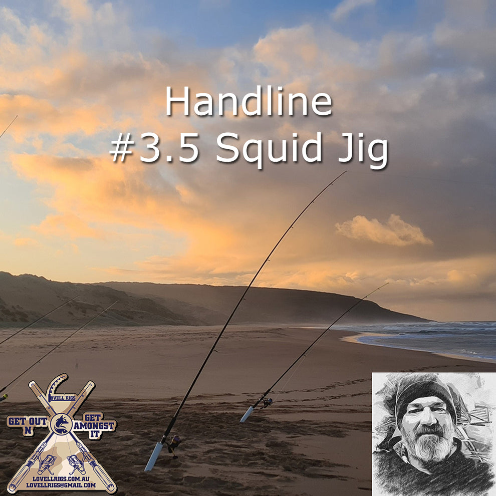 Handline with #3.5 Squid Jig – Lovell Rigs