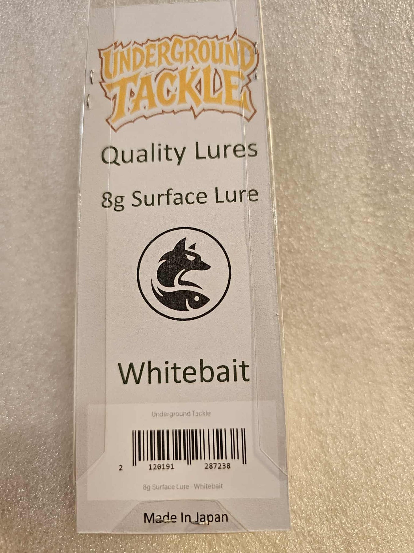 Underground Tackle Whitebait Surface Lure – Floating Minnow 85 mm